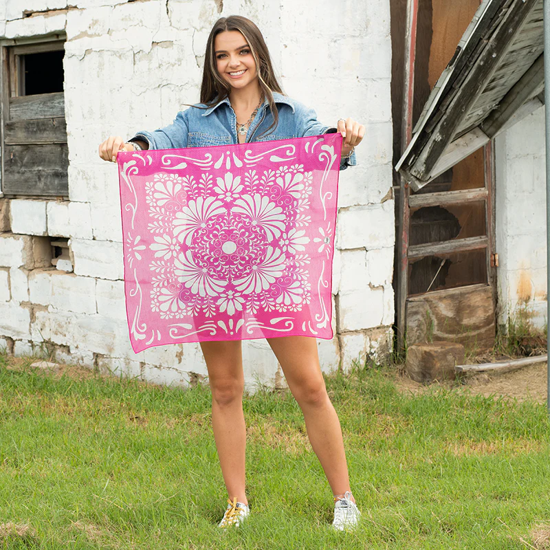 Bonita Bandana - Pink - Image 4