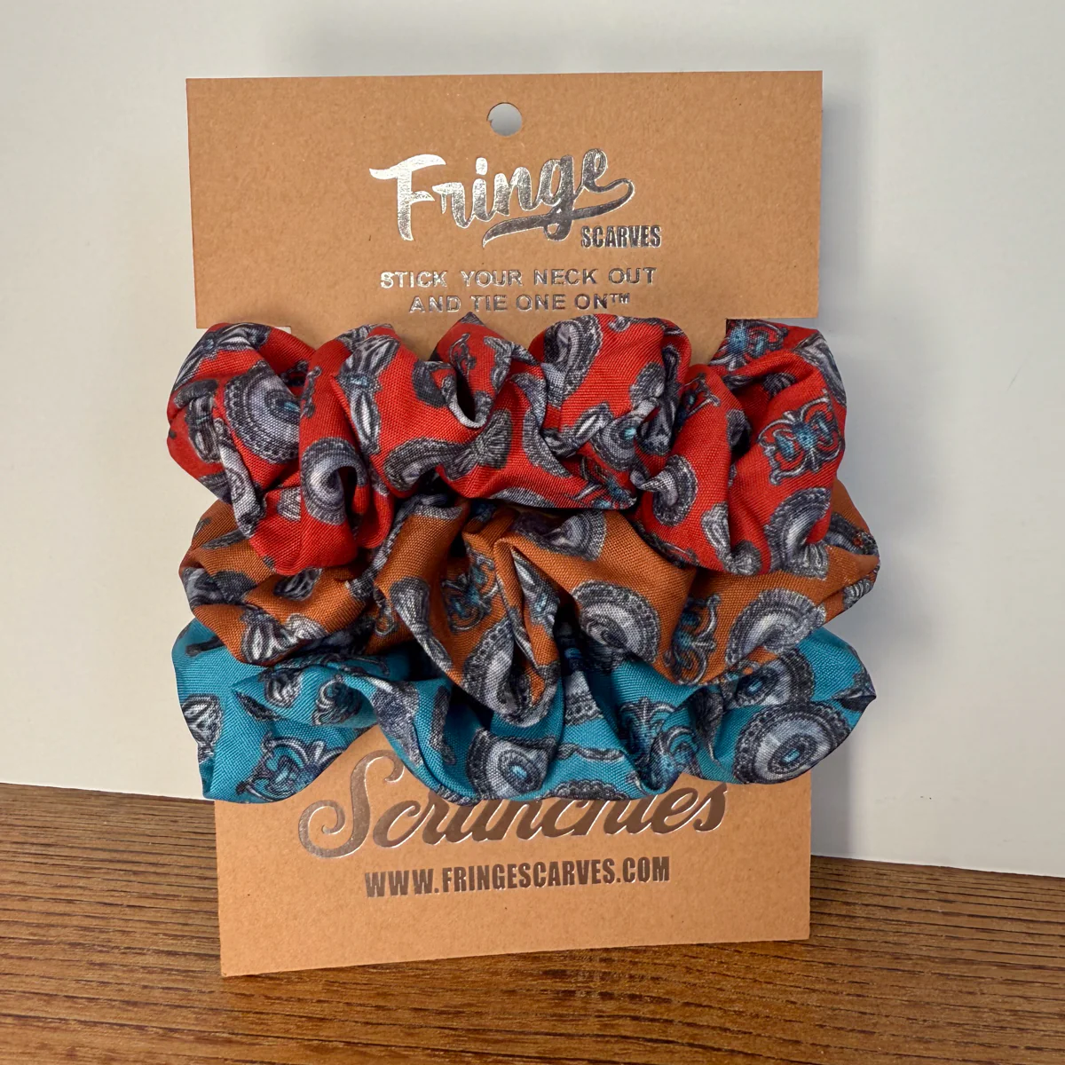Fringe Scrunchies - Turqs & Conchos  - Bright - Image 3