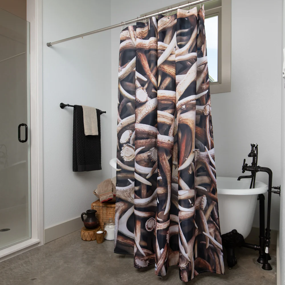 Shower Curtain - Antlers - Image 3