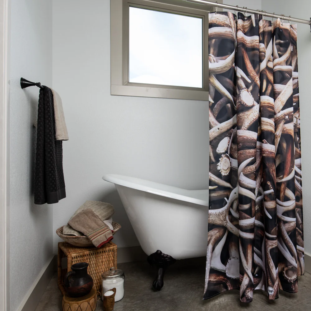 Shower Curtain - Antlers - Image 4