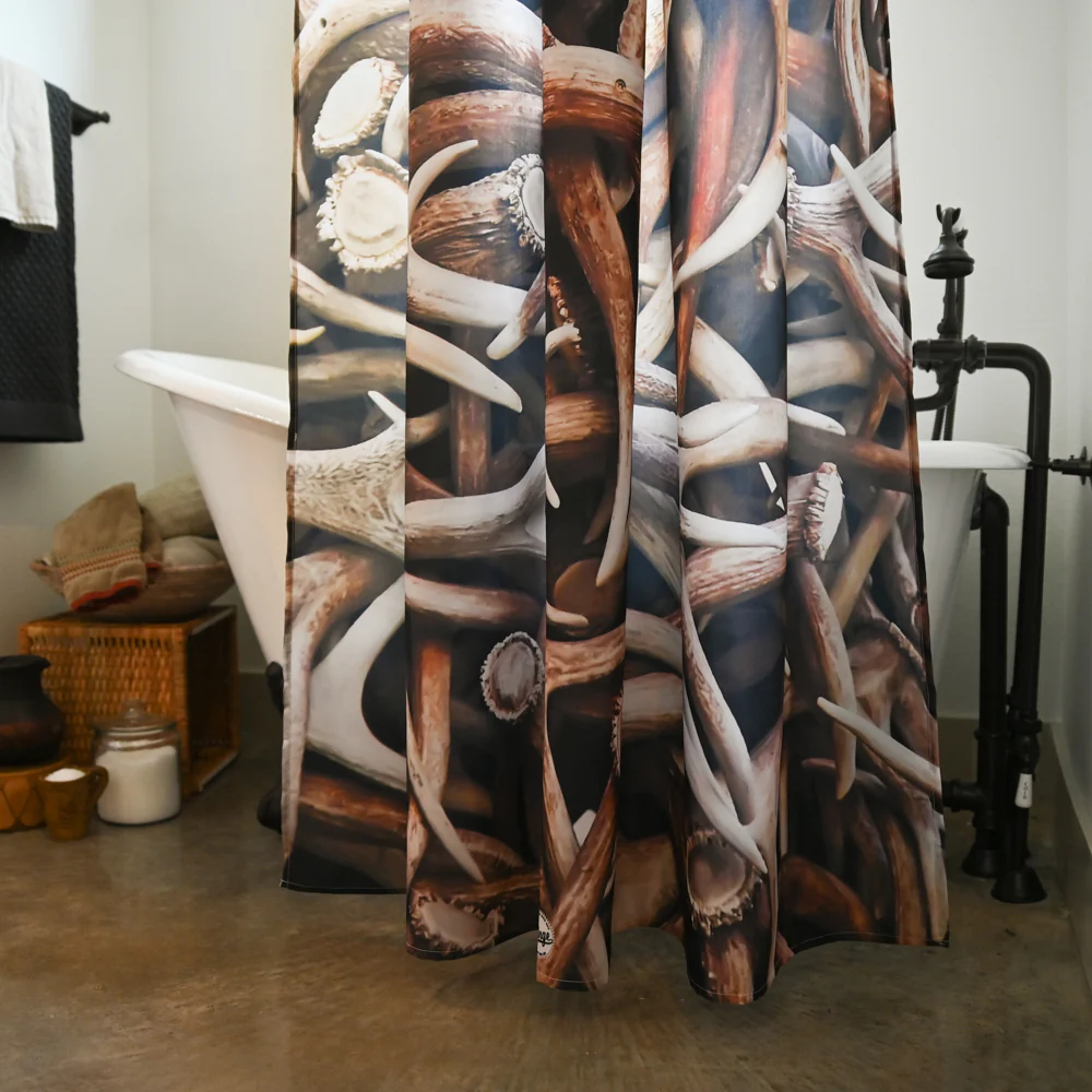 Shower Curtain - Antlers - Image 5