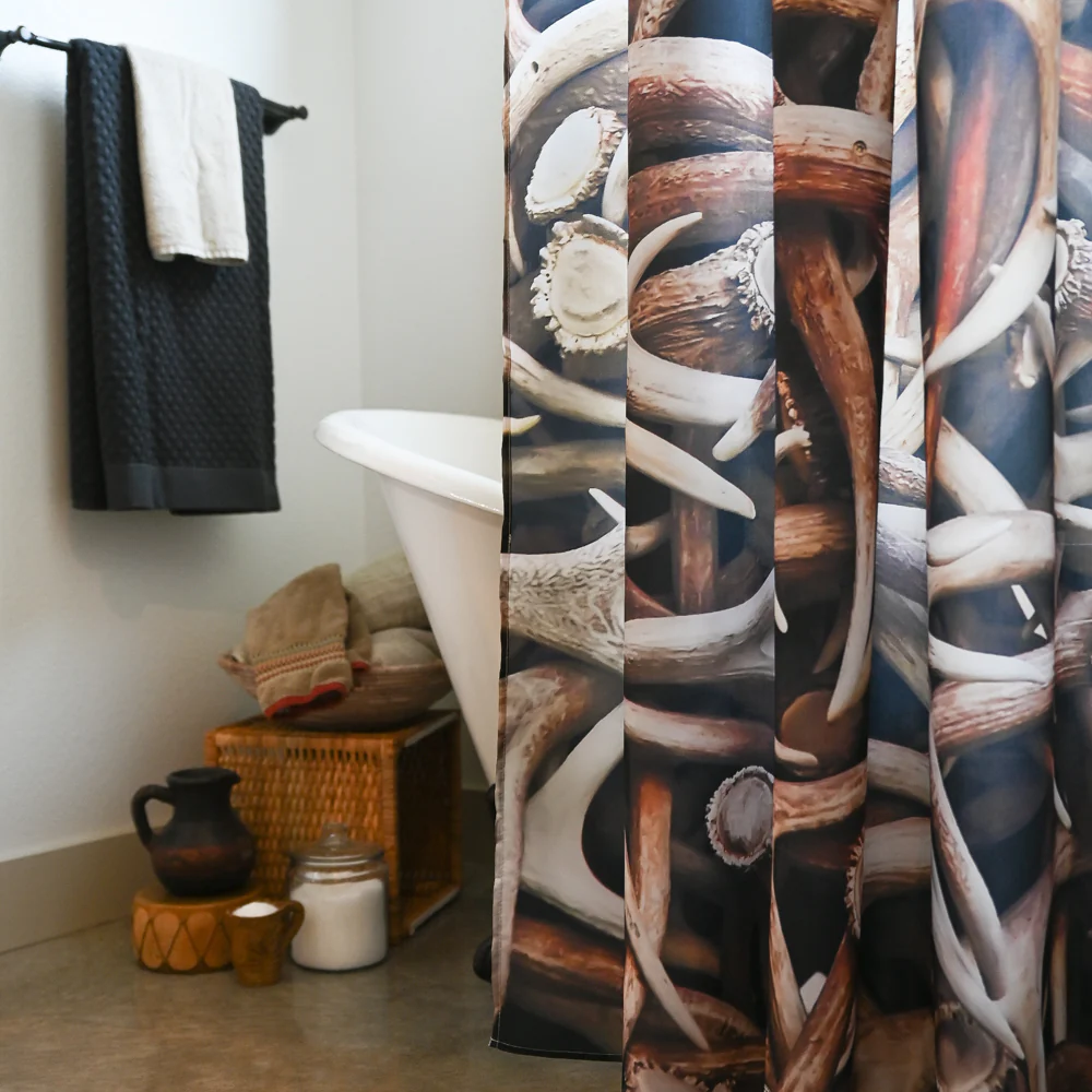 Shower Curtain - Antlers - Image 7