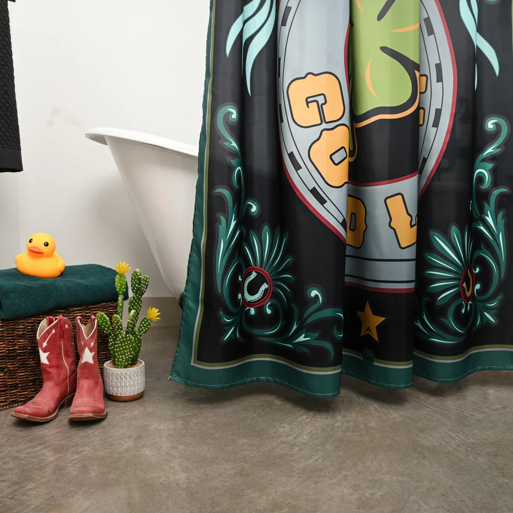 Shower Curtain - Lucky Horseshoe - Image 7