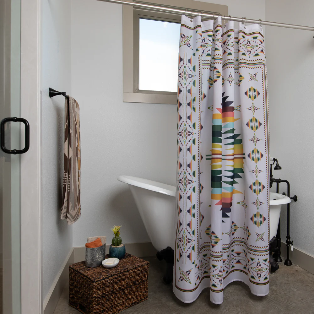 Shower Curtain - Mesa Off-White - Image 3