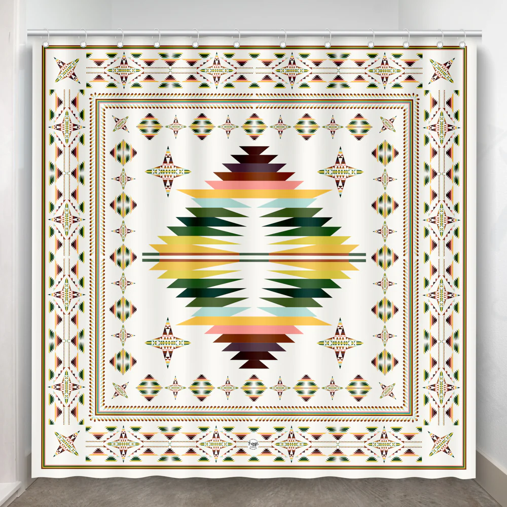 Shower Curtain - Mesa Off-White - Image 4