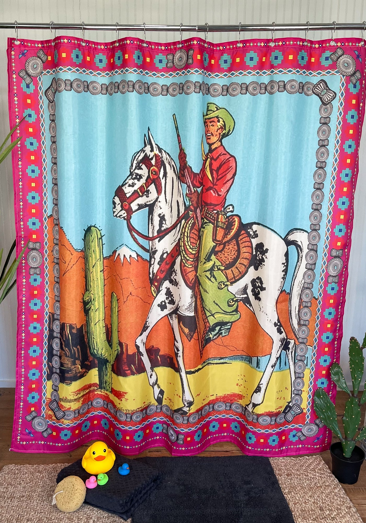 Shower Curtain - Ranger Pink - Image 5