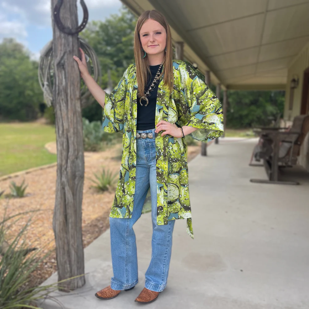 Kimono Robe - Prickly Pear - Image 4