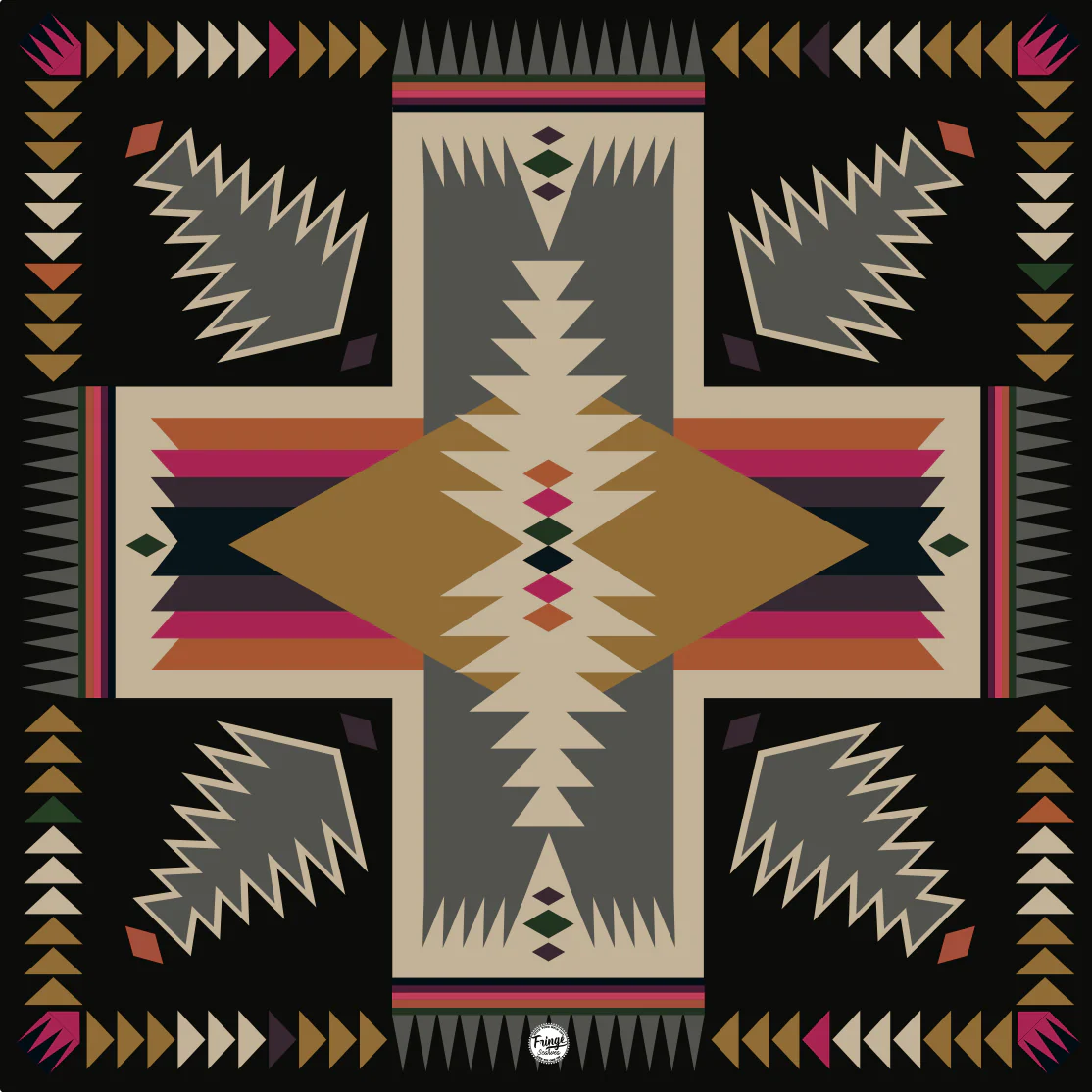 Shower Curtain - Cross Me Black - Image 4