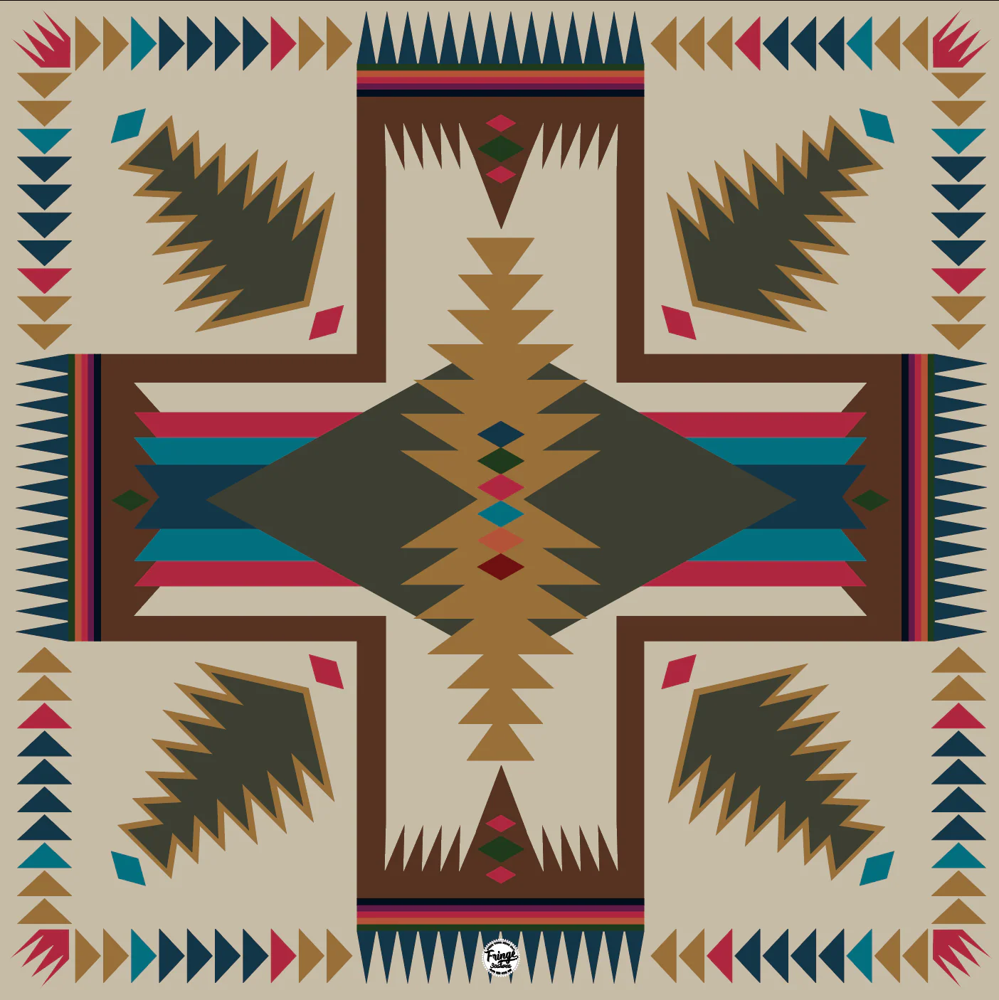 Shower Curtain - Cross Me - Tan - Image 4
