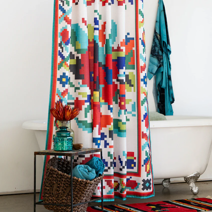 Shower Curtain - CrossStitch - Image 4
