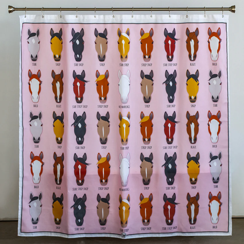 Shower Curtain - Markings - Pink - Image 2
