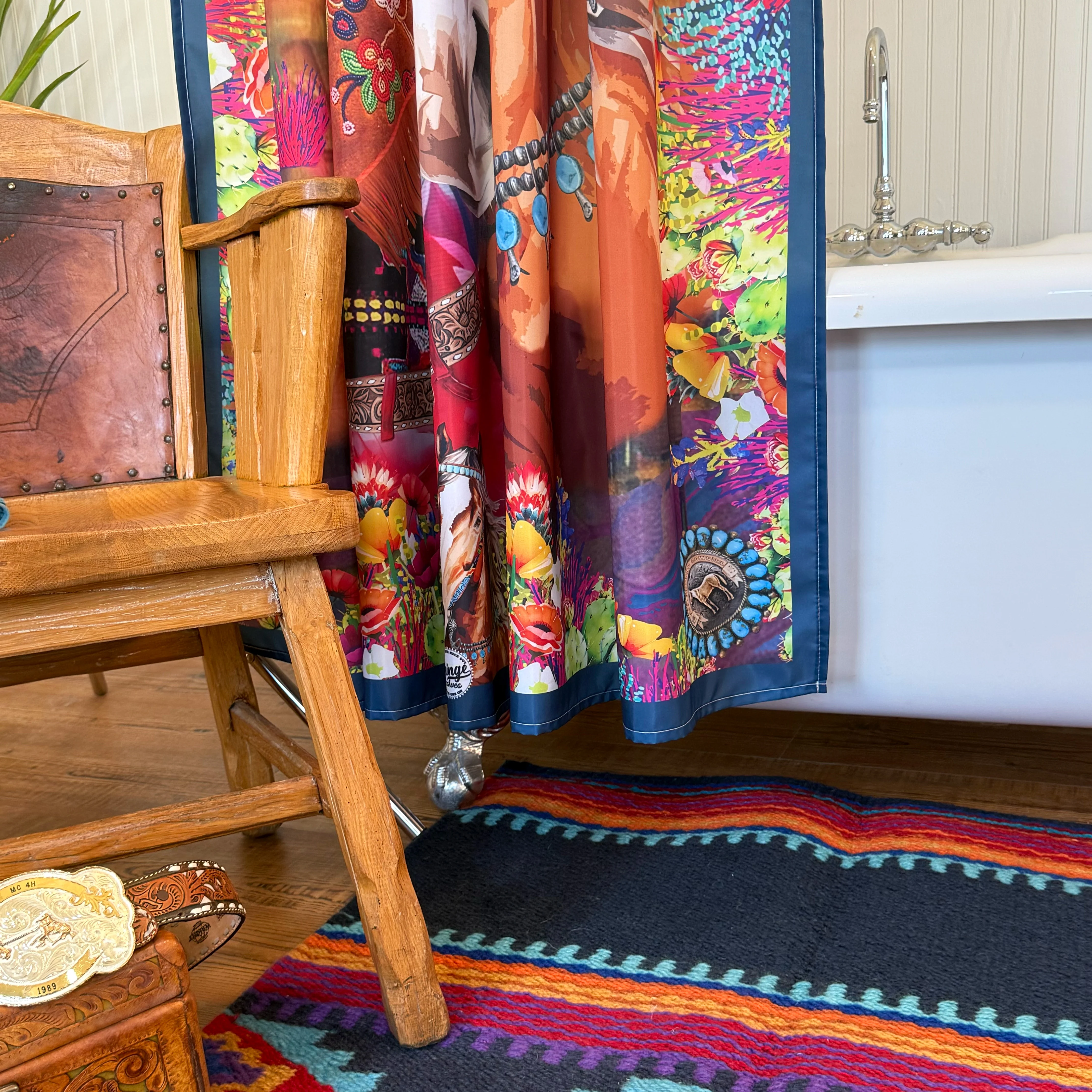 Shower Curtain - Queen of the Rodeo - Image 2
