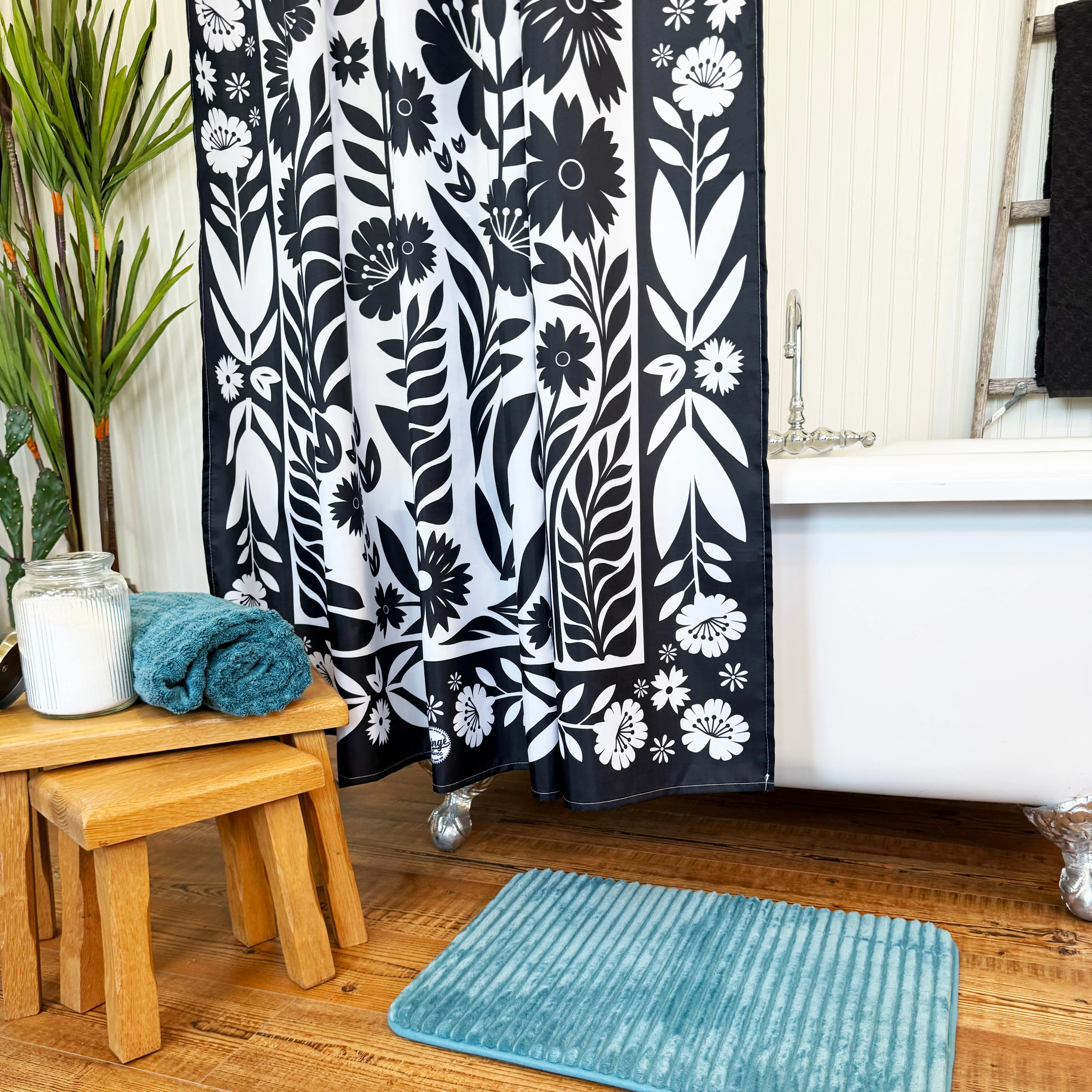 Shower Curtain - Senorita Black - Image 2